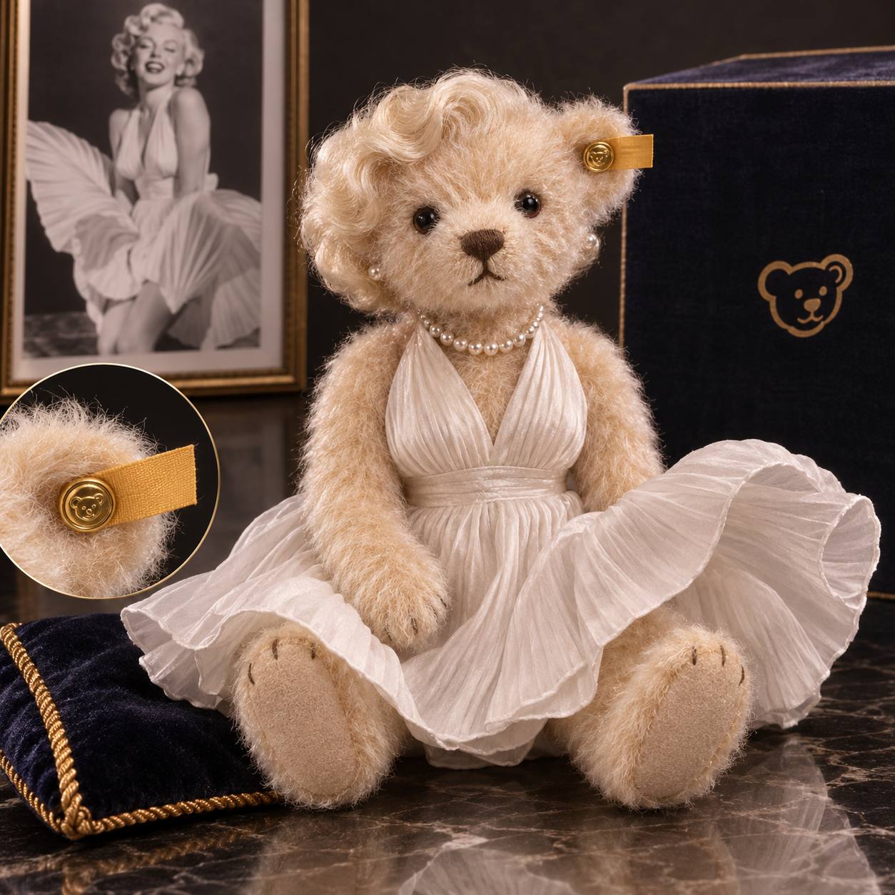 Steiff Collector's Teddy Bear (Marilyn Monroe / Limited Edition)